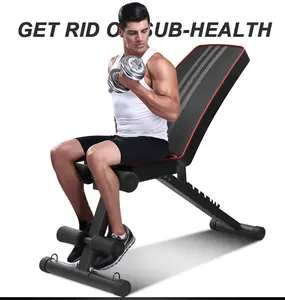 Abs锻炼倾斜平板可调重量健身房长凳健身练习台