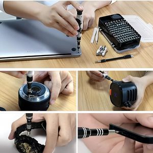 Juego <span class=keywords><strong>de</strong></span> Destornilladores <span class=keywords><strong>de</strong></span> Precisión, Kit <span class=keywords><strong>de</strong></span> Herramientas Manuales Profesional, Puntas Magnéticas Torx y Phillips para iPhone, Xiaomi, Relojes, Cámaras, Drones - Product Image 2