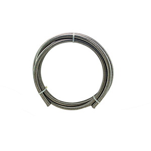 Tuyau de carburant tressé en acier inoxydable, diamètre intérieur de 17,5 mm, longueur de 5 mètres avec 10 connecteurs pour mise à niveau et modernisation - Product Image 1