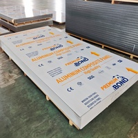 Panneau composite en acier blanc revêtu de PE, longueur personnalisée, pour revêtement de plafond commercial