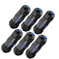 Acoplador RJ45 Impermeable IP68 de Grado Industrial, Extensor de Cable Ethernet Blindado Cat6 en Línea para Entornos Exteriores Hostiles