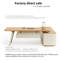 Nouveaux bureaux de direction en gros personnalisé commercial moderne haute densité conseil patron bureau Table directeur exécutif bureau