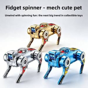 Robot Chien Créatif 2-en-1 à Transformation Mécanique, Fidget Spinner Rotatif, Jouet Sensoriel Anti-Stress Éducatif pour Adultes - Product Image 6