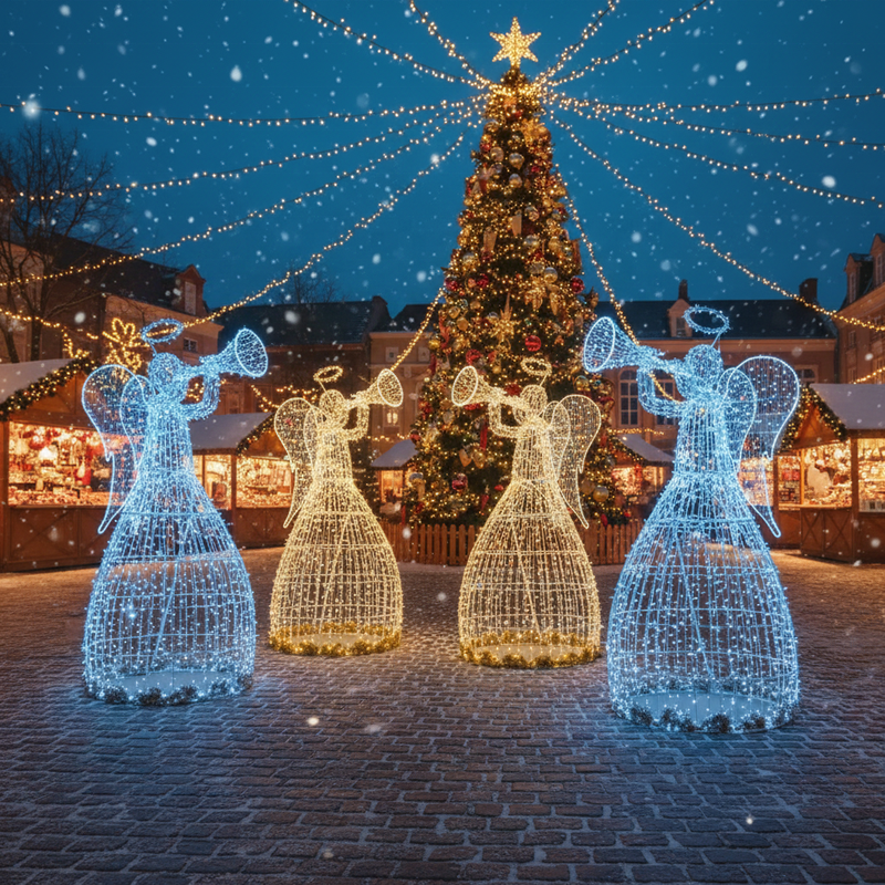 Customization Luminous Decoration Holiday Landscape Outdoor