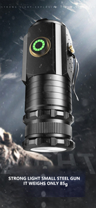 Mini lampe torche <span class=keywords><strong>LED</strong></span> portable, lampe de camping, rechargeable par USB de type C, torche d'urgence compacte pour la randonnée en plein air, utilisation domestique - Product Image 6