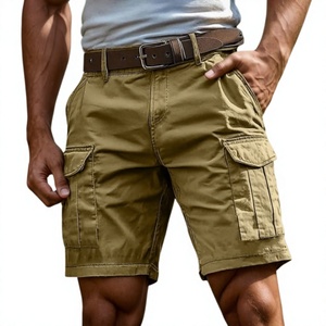 Shorts cargo décontractés pour hommes avec poches, pantalons courts légers et extensibles pour l'été, les voyages, le travail, la randonnée en plein air et le quotidien - Product Image 6