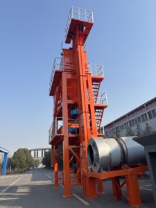 โรงงานผสมยางมะตอยสำหรับขาย พร้อมอุปกรณ์ชั่งน้ำหนักที่แม่นยำด้วย PLC และเครื่องยนต์ สำหรับงานก่อสร้างถนน ประหยัดน้ำมัน - Product Image 4