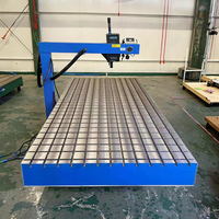 Plaque à rainure en T en fonte de précision pour le positionnement de CNC et de machines-outils avec rainures de montage réglables