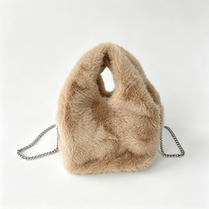Soffice borsa in pelliccia di visone invernale <span class=keywords><strong>borse</strong></span> da donna morbide e calde catene da polso <span class=keywords><strong>borse</strong></span> a tracolla Mini pochette nuove - Product Image 4