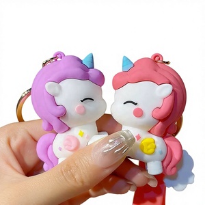 Portachiavi 3D <span class=keywords><strong>Unicorno</strong></span> Cartone Animato Carino, Ciondolo Kawaii per <span class=keywords><strong>Borsa</strong></span>, Ciondolo da Polso per Ragazza, Charm per <span class=keywords><strong>Borsa</strong></span> con Motivo Gatto - Product Image 6