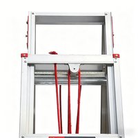 Échelle télescopique de qualité industrielle, portable, multifonctionnelle, à marches extensibles, capacité de charge de 150 kg, pour travaux d'ingénierie en extérieur