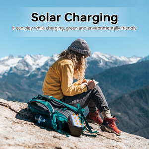 Loa năng lượng mặt trời lấy cảm hứng từ khối nước: IPX5 không thấm nước, 20H + chơi, dây buộc & đồng hành âm nhạc ngoài trời Velcro - Product Image 2