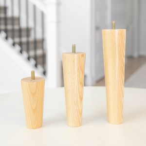 High-Quality Solid Wood Sofa Legs 4PCS/Set - <strong>Adjustable</strong> Height Heavy Duty <strong>Furniture</strong> <strong>Feet</strong> for Sofa/Couch/Bed Solid Wood Sofa Legs - Product Image 5