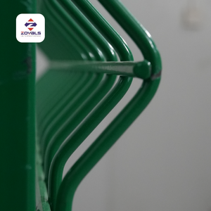 Clôture en treillis métallique 3D pour extérieur avec revêtement en PVC galvanisé, design écologique pour la sécurité du jardin - Inclut - Product Image 6