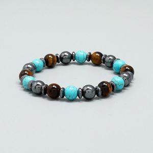 Bracelet en pierre naturelle avec perles de verre colorées pour la conscience spirituelle, livraison rapide dans le monde entier, service d'étiquetage SKU - Product Image 3