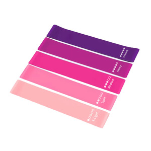 Bande de résistance TPE rose Tengyi Yoga, sangle élastique de fitness pour le remodelage corporel et les exercices de danse - Product Image 3