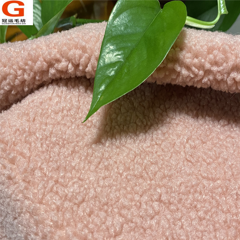 100% полиэстер букле ткань для женских пальто и куртка