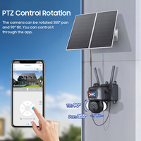 Cámara de Seguridad Solar Wistino 6MP con Zoom 12X, Grabación Continua, Lente Dual Ubox, Visión Nocturna a Color 4G, Detección de Movimiento