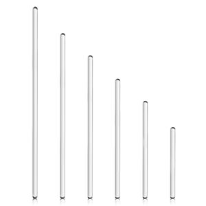 Varilla agitadora de vidrio transparente de 15.8 pulgadas y 6 pulgadas de longitud, resistente a altas temperaturas para uso en laboratorio - Product Image 1