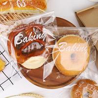 Sacs en BOPP transparents autocollants imprimés sur mesure, de qualité alimentaire, petits sacs pour boulangerie, bonbons, gelées, en-cas
