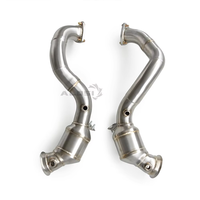 Venta Directa de Fábrica: Sistema de Escape de Alta Calidad con Tubo de Bajada de Acero Inoxidable SS304 para Aston Martin DB11 4.0T 2017-2022 para Mejorar la Respuesta de la Turbina