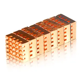 Goldfish Ice Silkworm - Chip de cobre puro com aleta de refrigeração para cartão gráfico, aleta de refrigeração de memória ultrafina com fita adesiva