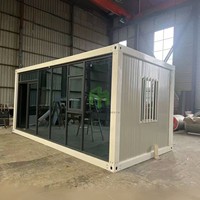 Maison conteneur modulaire en acier à panneaux sandwich de haute qualité, conception respirante pour l'extérieur, écoles, bureaux, bâtiments, parcs, travaux temporaires
