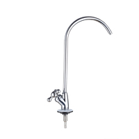 Robinet manuel grand angle en acier inoxydable 304, osmose inverse, rotation à 360 degrés, garantie de 3 ans pour usage domestique et commercial