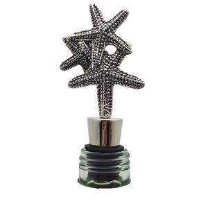 Exquisito tapón de botella de vino de estrella de mar de aleación de zinc-regalo perfecto para los amantes del vino - Product Image 2