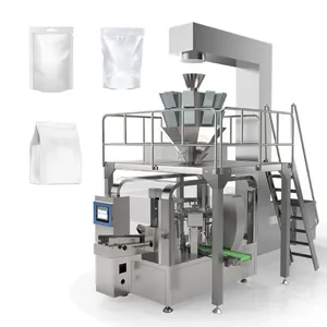 Mesin Pengemas Keripik Makanan Otomatis Multifungsi, Acar Gula Rempah, Kantong Sayuran, Mengisi, Mesin Pengepakan