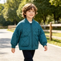 Blouson matelassé crème zippé, style bomber, pour l'hiver, usage quotidien décontracté, vêtement d'extérieur chaud pour l'automne, matelassage losanges