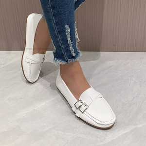 Large Size <b>Soft</b> Sole Casual Nurse Slip-on Women's Beanie <b>Shoes</b> Spring New Arrival Flats Work Lazy Flats - Product Image 1