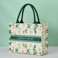 Sac de courses réutilisable en jute écologique, style classique vietnamien, pour la plage, les voyages, les cadeaux, avec poignée longue et fermeture éclair à lettres