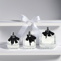 Atomiseur de parfum de luxe en verre de forme unique, vente en gros, 30 ml, 50 ml, 100 ml, flacon de parfum