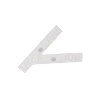 Vente en gros 200 fois 110 degrés lavage lin doux tissé blanc uhf rfid étiquette de blanchisserie pour la gestion des tissus