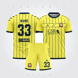 Man soccer jerseys custom made new design soccer football wear wholesale high quality breathable soccer jerseys