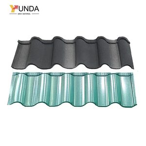 Tuile de toit enduite de pierre romaine de 0.2mm de profondeur économique pour le projet de logement à faible coût du Nigeria Installation et <span class=keywords><strong>entretien</strong></span> faciles - Product Image 2