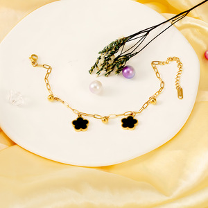 <span class=keywords><strong>Bracelet</strong></span> en acier inoxydable anti-ternissement pour femme, style français, bijoux de luxe de niche, en stock, directement de l'usine - Product Image 4