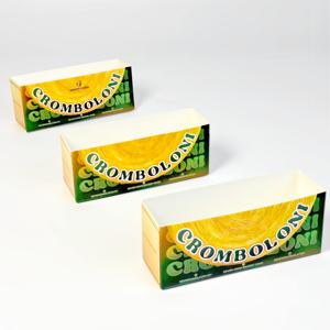 Scatola pieghevole gialla personalizzata sicura per alimenti stampa resistente OEM design scatola regalo per biscotti caffè prem - Product Image 4