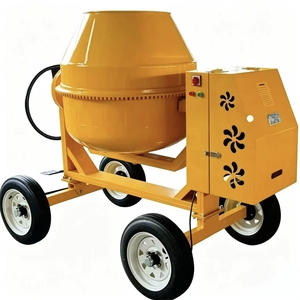 Mezcladora de Concreto Móvil HK-700-4D de 700L de Gran Capacidad, Motor Diésel, 4 Ruedas, Tambor Inclinable Portátil, Máquina Mezcladora de Cemento - Product Image 1