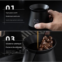 Mini-tasse à mesurer pour café, balance de cuisine électronique portable, étanche, en plastique ABS, haute précision