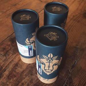 أنبوب ورقي للقهوة معاد تدويره بدرجة غذائية من الورق المقوى بسعر منخفض في العبوة ، أنبوب لتخزين القهوة وعرضها - Product Image 6