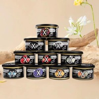Désodorisant de voiture en gel solide noir, parfum longue durée, désodorisant d'intérieur automobile, aromathérapie