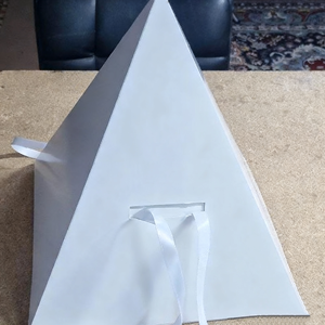 Offre Spéciale traiteur personnalisé Bento à emporter nourriture à emporter gâteau Kraft Desserts pâturage plateau papier <span class=keywords><strong>pyramide</strong></span> boîte emballage pour collations - Product Image 5