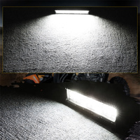 Barre lumineuse de conduite 10 pouces à quatre rangées, Plug and Play, LED 12V, barre lumineuse combinée pour véhicules, accessoires automobiles, éclairage