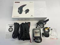Caméra de recul pour voiture avec double objectif, connexion USB, assistant de conduite ADAS, compatible avec la navigation Android, enregistrement en boucle automatique