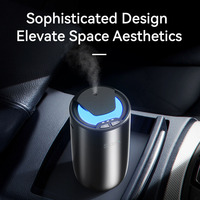SCENTA Diffuseur de Parfum de Luxe Sans Fil pour Voiture, Purificateur d'Air Portable Automatique avec Lumière Ambiante, Vente en Gros OEM