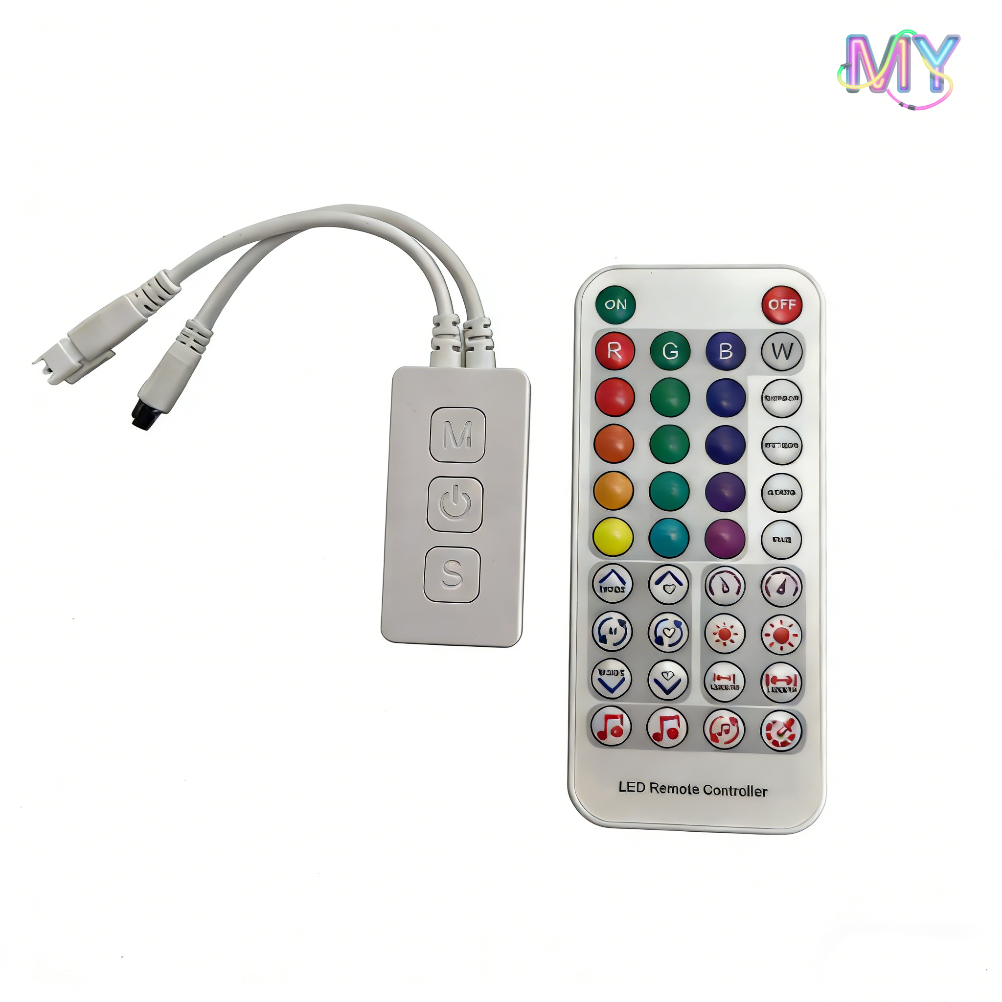 SP611E Music LED RGB Digital Controller for RGBIC Pixel Lights Plastic CE ROHS Certified 1-Year Warranty