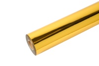 Rouleau de film PET holographique doré et argenté pour marquage à chaud, écologique, lavable, film de transfert thermique métallique pour étiquettes d'emballage