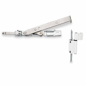 Bisagra de <span class=keywords><strong>puerta</strong></span> y ventana de aleación de aluminio plateada al por mayor con sistema basculante y giratorio, con unión de acero inoxidable, carga de 80 kg para accesorios - Product Image 3